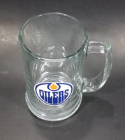 Collectible Edmonton Oilers Clear Glass Beer Mug HockeyRules ® Official NHL Product Ice Hockey Sports Collectible