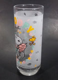 Very Rare 1965 Rare Snoopy Woodstock Peanuts Charlie Brown "Since 1950" 15th Anniversary Frosted Glass Cup