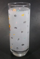 Very Rare 1965 Rare Snoopy Woodstock Peanuts Charlie Brown "Since 1950" 15th Anniversary Frosted Glass Cup