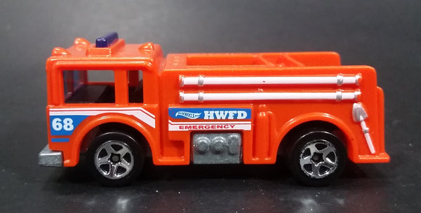 2015 Hot Wheels City Rescue Racers Fire Eater Orange Fire Truck Die Cast Toy Car Vehicle - Treasure Valley Antiques & Collectibles