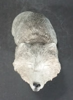 Wolf Sitting and Howling Light Weight Resin Animal Figurine 4 1/2" Tall - Treasure Valley Antiques & Collectibles