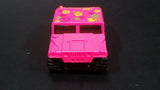 1996 Hot Wheels Mod Bod Humvee Bright Pink Peace Love Die Cast Toy SUV Car Vehicle - Treasure Valley Antiques & Collectibles