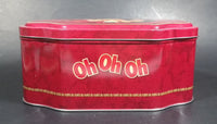 Oh Henry! OH OH OH Santa Claus Christmas Holiday Red Tin Container Collectible