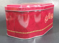 Oh Henry! OH OH OH Santa Claus Christmas Holiday Red Tin Container Collectible