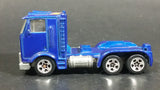 1997 Hot Wheels Race Team II Ramp Truck Semi Tractor Metalflake Blue Die Cast Toy Car Rig Vehicle - Treasure Valley Antiques & Collectibles