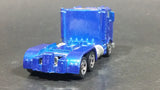 1997 Hot Wheels Race Team II Ramp Truck Semi Tractor Metalflake Blue Die Cast Toy Car Rig Vehicle - Treasure Valley Antiques & Collectibles