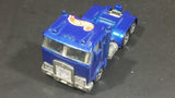 1997 Hot Wheels Race Team II Ramp Truck Semi Tractor Metalflake Blue Die Cast Toy Car Rig Vehicle - Treasure Valley Antiques & Collectibles