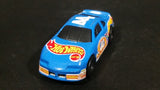 2000 Hot Wheels Racer Nascar #44 7/20 Blue Die Cast Toy Race Car Vehicle McDonald's Happy Meal