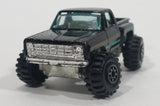 Rare Vintage Yatming 4x4 Chevy Pickup Truck Black No. 1091 Die Cast Toy Car Vehicle