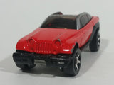 1999 Hot Wheels First Editions Jeep Jeepster Red Die Cast Toy Car Vehicle - Treasure Valley Antiques & Collectibles