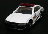 2001 Hot Wheels Police Cruiser 240 County Sheriff White Die Cast Toy Emergency Response Cop Vehicle - Treasure Valley Antiques & Collectibles