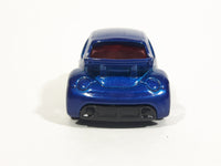 2012 Hot Wheels Volkswagen New Beetle Cup Dark Blue Die Cast Toy Car Vehicle - Treasure Valley Antiques & Collectibles