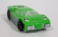 2013 Hot Wheels Vertical Velocity 5 Reverb Bright Green Die Cast Plastic Toy Car Vehicle - Treasure Valley Antiques & Collectibles