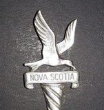 Vintage Nova Scotia Seagull Pewter Collectible Spoon - Treasure Valley Antiques & Collectibles