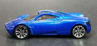 2014 Hot Wheels Showroom All Stars Pagani Huayra Blue Die Cast Toy Car Vehicle - Treasure Valley Antiques & Collectibles