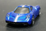 2014 Hot Wheels Showroom All Stars Pagani Huayra Blue Die Cast Toy Car Vehicle - Treasure Valley Antiques & Collectibles