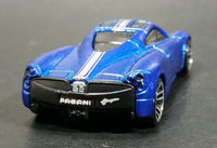 2014 Hot Wheels Showroom All Stars Pagani Huayra Blue Die Cast Toy Car Vehicle - Treasure Valley Antiques & Collectibles