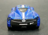 2014 Hot Wheels Showroom All Stars Pagani Huayra Blue Die Cast Toy Car Vehicle - Treasure Valley Antiques & Collectibles