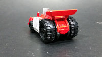 2015 Hot Wheels City Works Speed Dozer Red Bulldozer Die Cast Toy Construction Vehicle Equipment - Treasure Valley Antiques & Collectibles