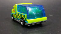 2014 Hot Wheels City Rescue Rapid Response Ambulance Lime Green Die Cast Toy Car Emergency Rescue Vehicle - Treasure Valley Antiques & Collectibles