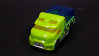 2014 Hot Wheels City Rescue Rapid Response Ambulance Lime Green Die Cast Toy Car Emergency Rescue Vehicle - Treasure Valley Antiques & Collectibles