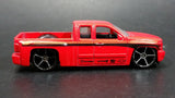 2015 Hot Wheels Showroom Then and Now Chevy Silverado Truck Red Die Cast Toy Car Vehicle - Treasure Valley Antiques & Collectibles