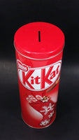 2013 Nestle Kit Kat Chocolate Bar Tall Tin Canister Coin Bank Sweets Candy Snacks Collectible - Treasure Valley Antiques & Collectibles