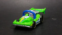 2014 Hot Wheels Race Track Aces Let's Go Bright Green Die Cast Toy Car Go Kart Vehicle - Treasure Valley Antiques & Collectibles