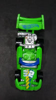 2014 Hot Wheels Race Track Aces Let's Go Bright Green Die Cast Toy Car Go Kart Vehicle - Treasure Valley Antiques & Collectibles