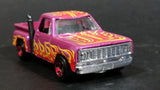 2015 Hot Wheels Workshop Heat Fleet '78 Dodge Li'l Red Express Pickup Truck Purple Die Cast Car Toy Vehicle