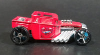 2014 Hot Wheels Trackin' Trucks: Road Roller Bone Shaker Red Die Cast Toy Car Hot Rod Vehicle