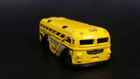 2014 Hot Wheels City Works Surf Surfin' School Bus Yellow Die Cast Toy Car Vehicle - Treasure Valley Antiques & Collectibles