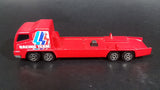 Vintage Majorette Transporteur Semi Truck Rig "Racing Team" Red Die Cast Toy Car Vehicle - Treasure Valley Antiques & Collectibles