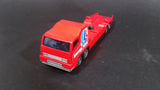 Vintage Majorette Transporteur Semi Truck Rig "Racing Team" Red Die Cast Toy Car Vehicle - Treasure Valley Antiques & Collectibles