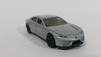 2014 Hot Wheels Showroom All Stars Lamborghini Estoque Sedan Silver Grey Die Cast Toy Luxury Car Vehicle - Treasure Valley Antiques & Collectibles