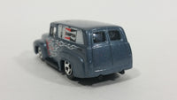 2010 Hot Wheels HW Performance 1956 Ford Truck Champion Spark Plugs Grey Die Cast Toy Car Hot Rod Vehicle