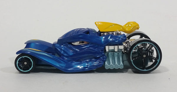 2015 Hot Wheels City Street Beasts Tombs Up Blue Die Cast Toy Car Vehicle R1192