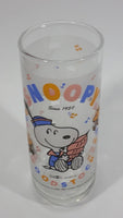 Very Rare 1965 Rare Snoopy Woodstock Peanuts Charlie Brown "Since 1950" 15th Anniversary Frosted Glass Cup