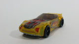 2014 Hot Wheels Race X-Raycers Nerve Hammer Transparent Yellow Die Cast Toy Car Vehicle - Treasure Valley Antiques & Collectibles