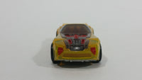 2014 Hot Wheels Race X-Raycers Nerve Hammer Transparent Yellow Die Cast Toy Car Vehicle - Treasure Valley Antiques & Collectibles