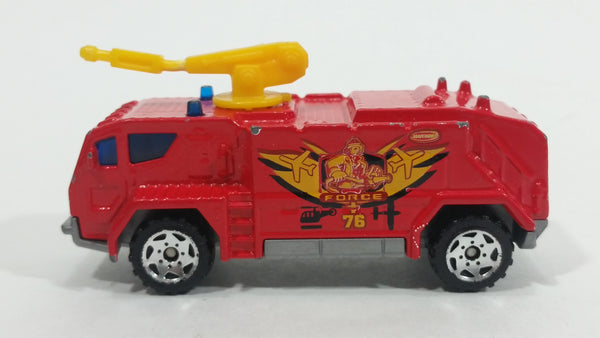 2004 Matchbox Airport Fire Tanker Truck Red Die Cast Toy Car Emergency Vehicle