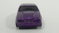 2009 Hot Wheels Mustang 45th Anniversary '92 Ford Mustang Dark Purple Die Cast Toy Car Vehicle