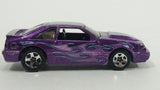 2009 Hot Wheels Mustang 45th Anniversary '92 Ford Mustang Dark Purple Die Cast Toy Car Vehicle