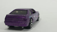 2009 Hot Wheels Mustang 45th Anniversary '92 Ford Mustang Dark Purple Die Cast Toy Car Vehicle