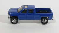 2014 Matchbox MBX Explorers 2014 Chevy Silverado 1500 Truck Blue Die Cast Toy Car Vehicle