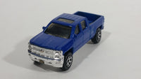 2014 Matchbox MBX Explorers 2014 Chevy Silverado 1500 Truck Blue Die Cast Toy Car Vehicle