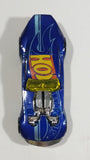 2013 Hot Wheels Thrill Racers Nitro Door Slammer Aston Martin Metalflake Blue Die Cast Toy Race Car - Treasure Valley Antiques & Collectibles