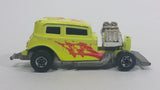 1990 Hot Wheels Super California Customs '32 Ford Vicky Cool Duel Bright Yellow Die Cast Toy Hot Rod Car Vehicle - Treasure Valley Antiques & Collectibles