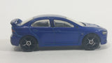 2008 Hot Wheels 2008 Lancer Evolution Blue Die Cast Toy Car Vehicle - Treasure Valley Antiques & Collectibles