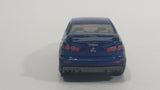 2008 Hot Wheels 2008 Lancer Evolution Blue Die Cast Toy Car Vehicle - Treasure Valley Antiques & Collectibles